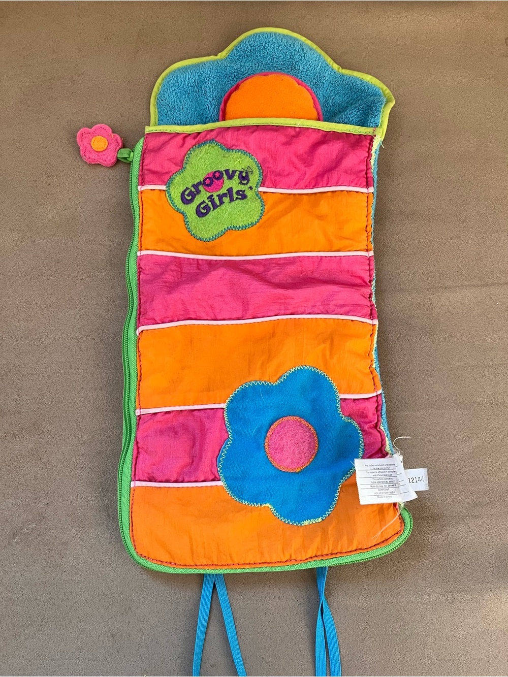Groovy Girls 2000s colorful sleeping bag